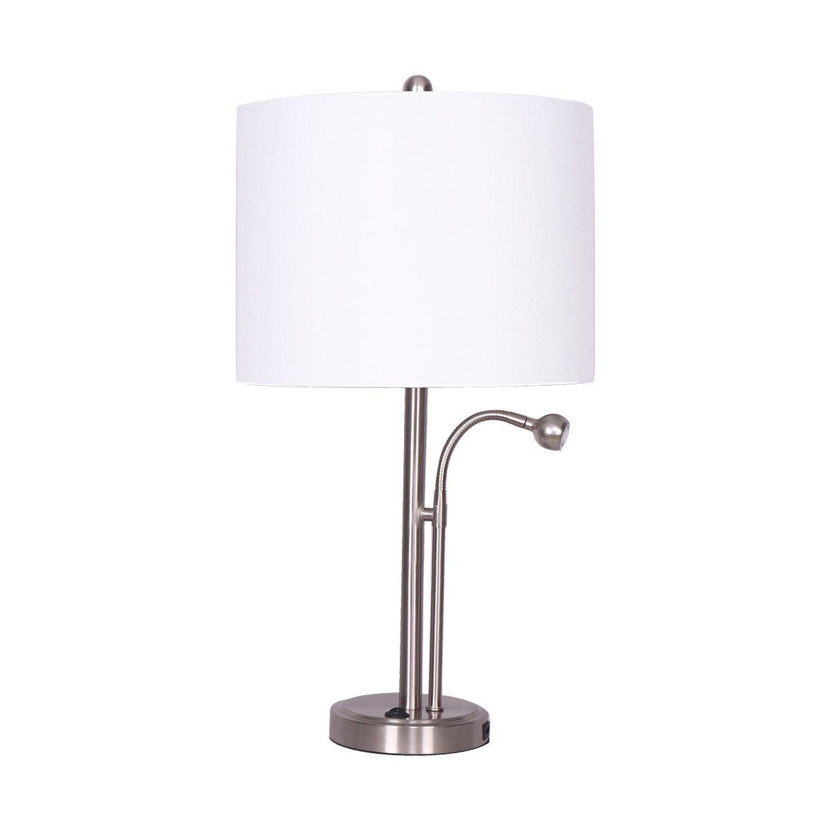 Sarantino 2-in-1 Table Lamp with LED Reading Light-Home &amp; Garden &gt; Lighting-PEROZ Accessories