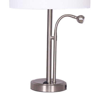 Sarantino 2-in-1 Table Lamp with LED Reading Light-Home &amp; Garden &gt; Lighting-PEROZ Accessories