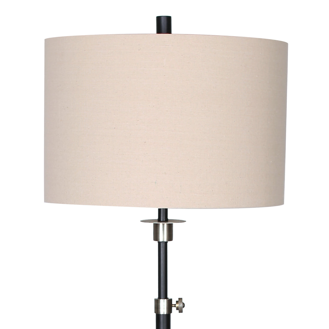 Sarantino Metal Floor Lamp with Cream Drum Shade-Home &amp; Garden &gt; Lighting-PEROZ Accessories