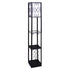 Sarantino Metal Etagere Floor Lamp with Wine Holder Shelf-Home & Garden > Lighting-PEROZ Accessories