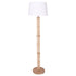 Sarantino Rattan Floor Lamp With Off-White Linen Shade by Sarantino-Home & Garden > Lighting-PEROZ Accessories