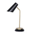 Sarantino Electric Reading Light Table Lamp Brass Finish - Black-Home & Garden > Lighting-PEROZ Accessories