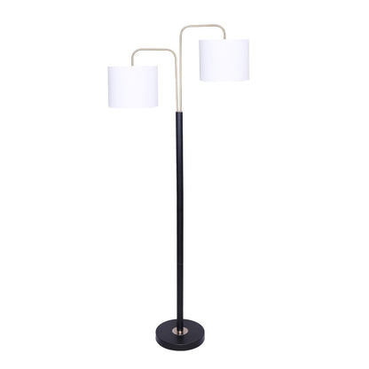 Sarantino Black/Brass Finish Reading Light Electric Table Lamp-Home &amp; Garden &gt; Lighting-PEROZ Accessories