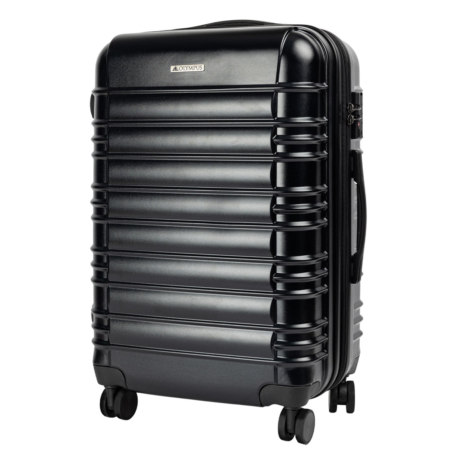Olympus Noctis Suitcase 20in Hard Shell ABS+PC - Stygian Black-Home &amp; Garden-PEROZ Accessories