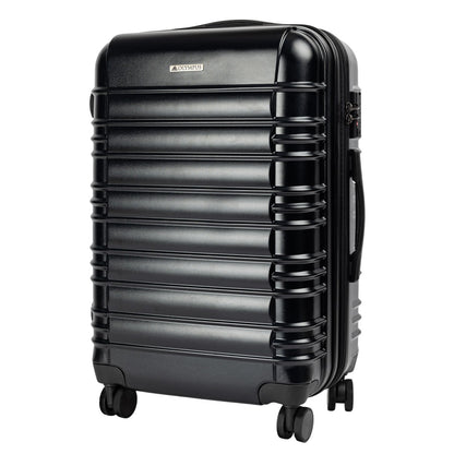 Olympus Noctis Suitcase 20in Hard Shell ABS+PC - Stygian Black-Home &amp; Garden-PEROZ Accessories