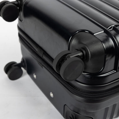 Olympus Noctis Suitcase 20in Hard Shell ABS+PC - Stygian Black-Home &amp; Garden-PEROZ Accessories