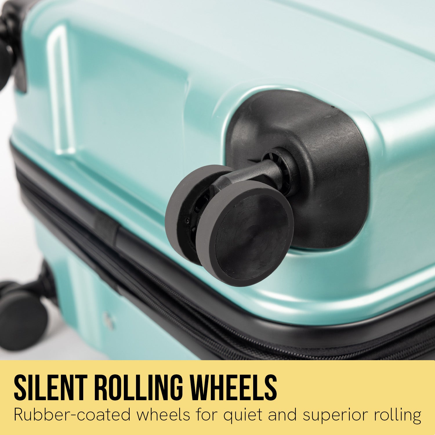 Olympus Artemis 28in Hard Shell Suitcase ABS+PC - Electric Teal-Home &amp; Garden-PEROZ Accessories