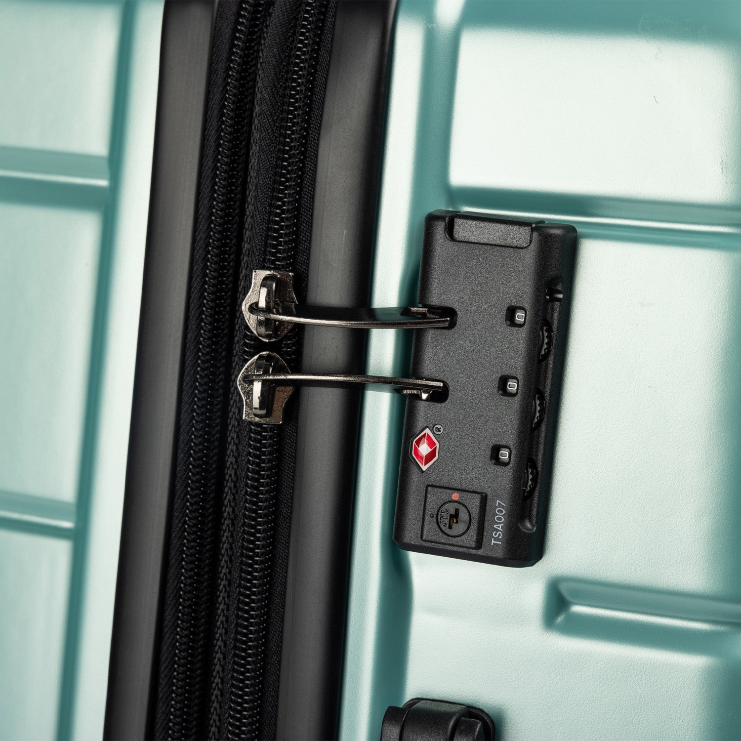Olympus 3PC Artemis Luggage Set Hard Shell ABS+PC - Electric Teal-Home &amp; Garden-PEROZ Accessories