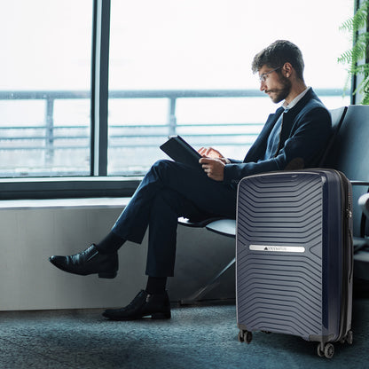 Olympus Astra 24in Lightweight Hard Shell Suitcase - Aegean Blue-Home &amp; Garden &gt; Travel-PEROZ Accessories