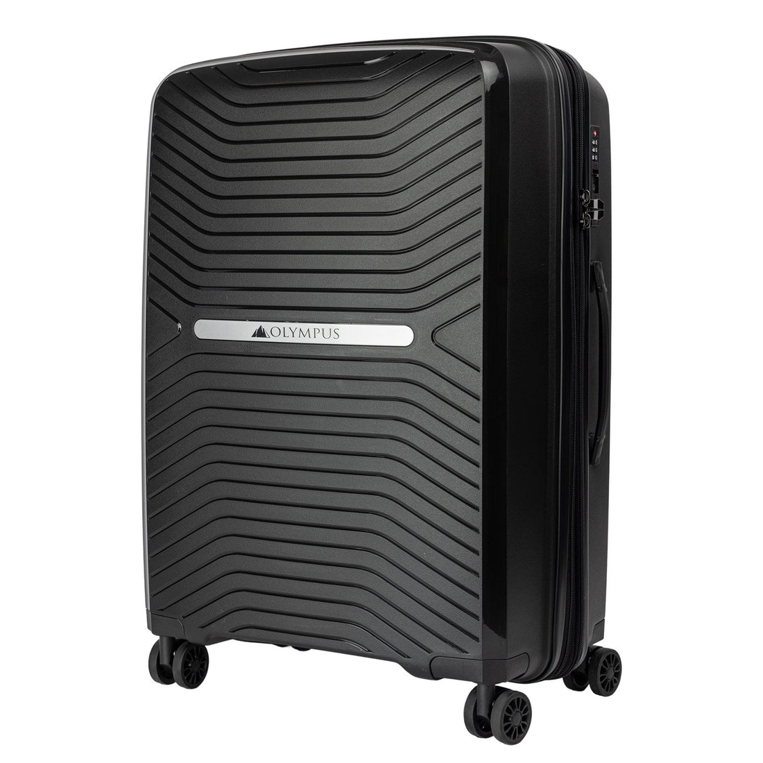 Olympus Astra 29in Lightweight Hard Shell Suitcase - Obsidian Black-Home & Garden > Travel-PEROZ Accessories