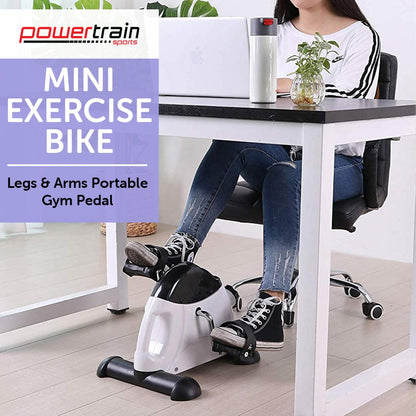 Powertrain Mini Exercise Bike Arm and Leg Pedal Exerciser-Sports &amp; Fitness &gt; Bikes &amp; Accessories-PEROZ Accessories