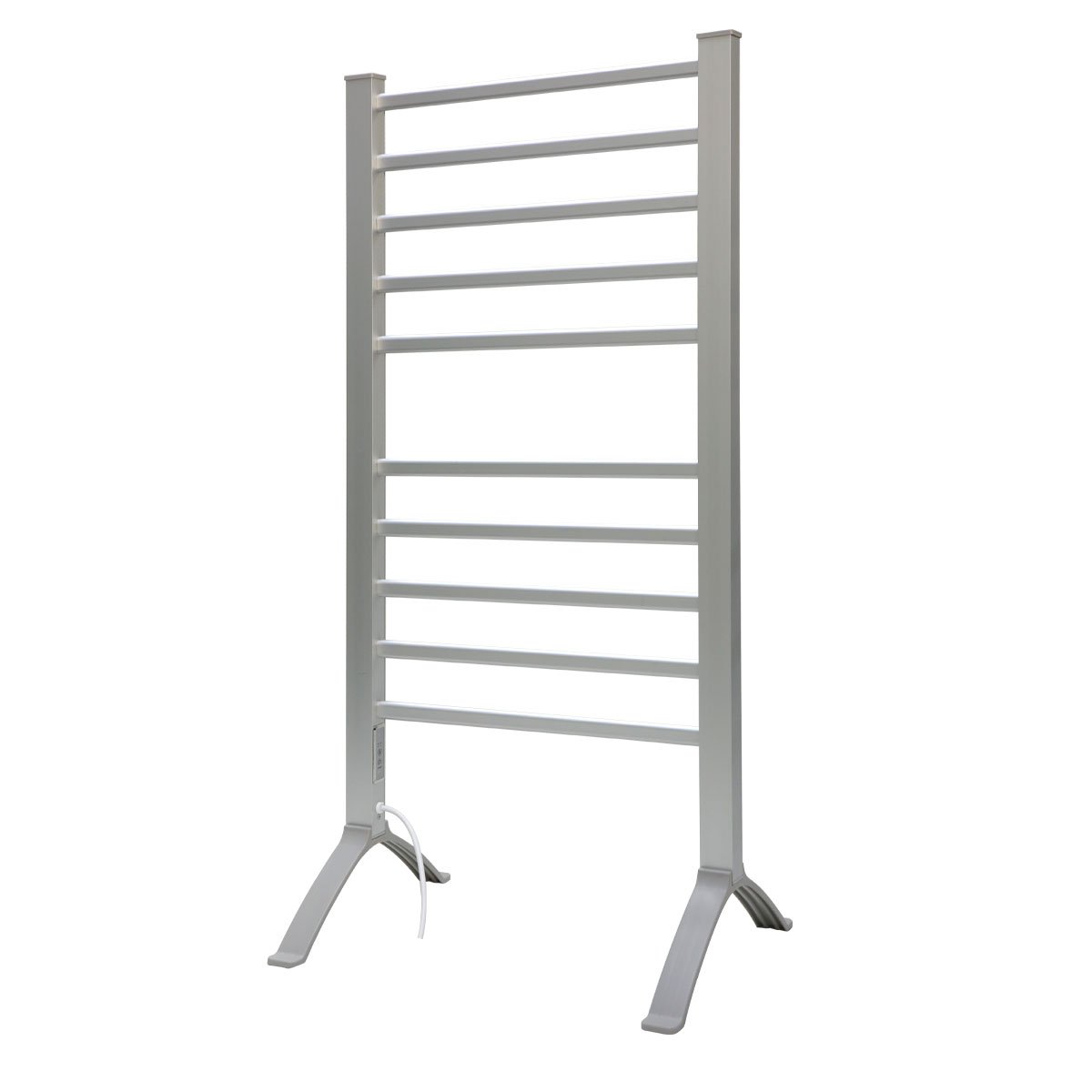 Pronti Heated Towel Rack With Timer Wall-mounted Freestanding Electric 160 Watts-Home &amp; Garden &gt; Bathroom Accessories-PEROZ Accessories
