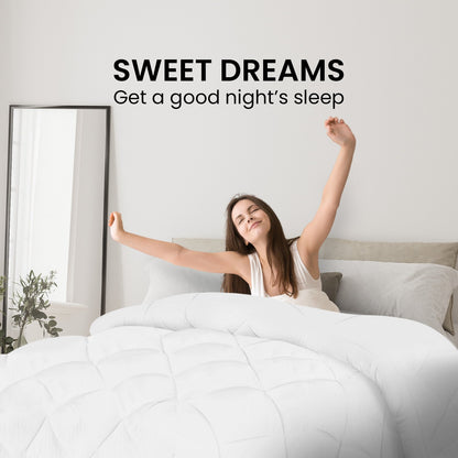 Laura Hill 500GSM Microfibre Bamboo Quilt Comforter Doona - King-Home &amp; Garden &gt; Bedding-PEROZ Accessories