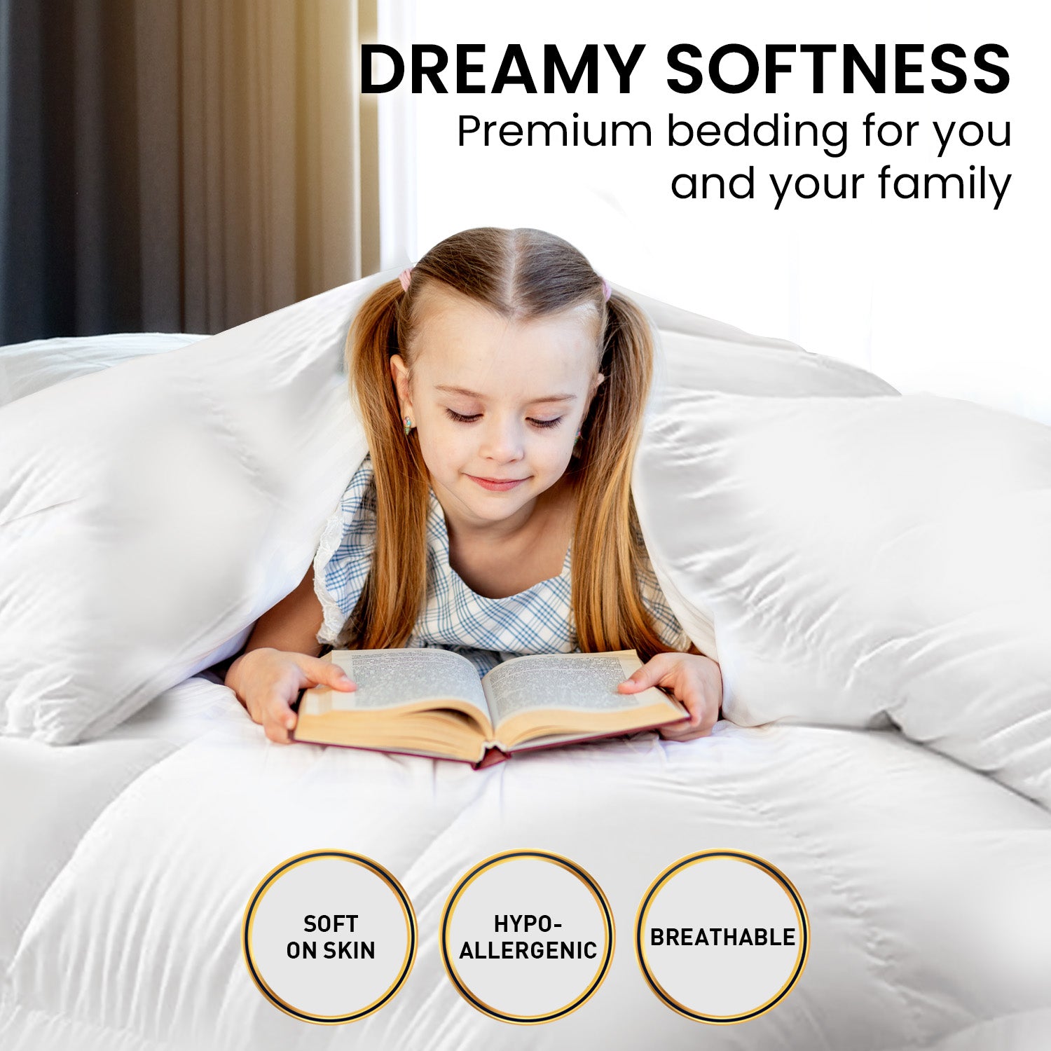 Laura Hill 500GSM Duck Down Feather Quilt Duvet Doona - King-Home &amp; Garden &gt; Bedding-PEROZ Accessories