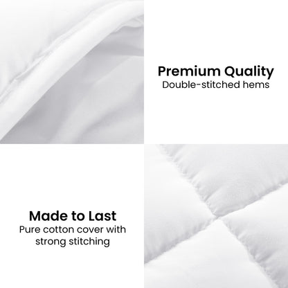 Laura Hill 500GSM Duck Down Feather Quilt Comforter Doona - Super King-Home &amp; Garden &gt; Bedding-PEROZ Accessories
