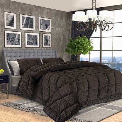Laura Hill 600GSM Faux Mink Comforter Quilt Duvet Doona - Queen-Home &amp; Garden &gt; Bedding-PEROZ Accessories