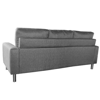 Sarantino Linen Corner Sofa Lounge Couch Modular Furniture L Chair Home Chaise Grey-Furniture &gt; Sofas-PEROZ Accessories