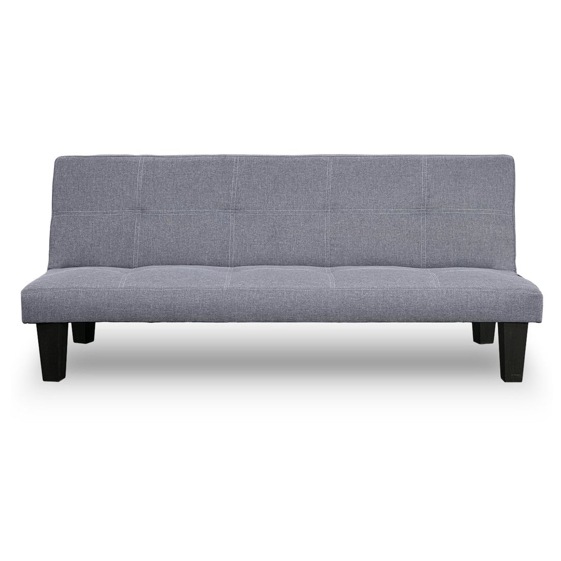 Sarantino Sofa Bed Lounge Couch Futon Furniture Seat Adjustable Suite Dark Grey-Furniture > Sofas-PEROZ Accessories