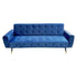 Sarantino Ava 3-seater Tufted Velvet Sofa Bed By Sarantino - Blue-Furniture > Sofas-PEROZ Accessories