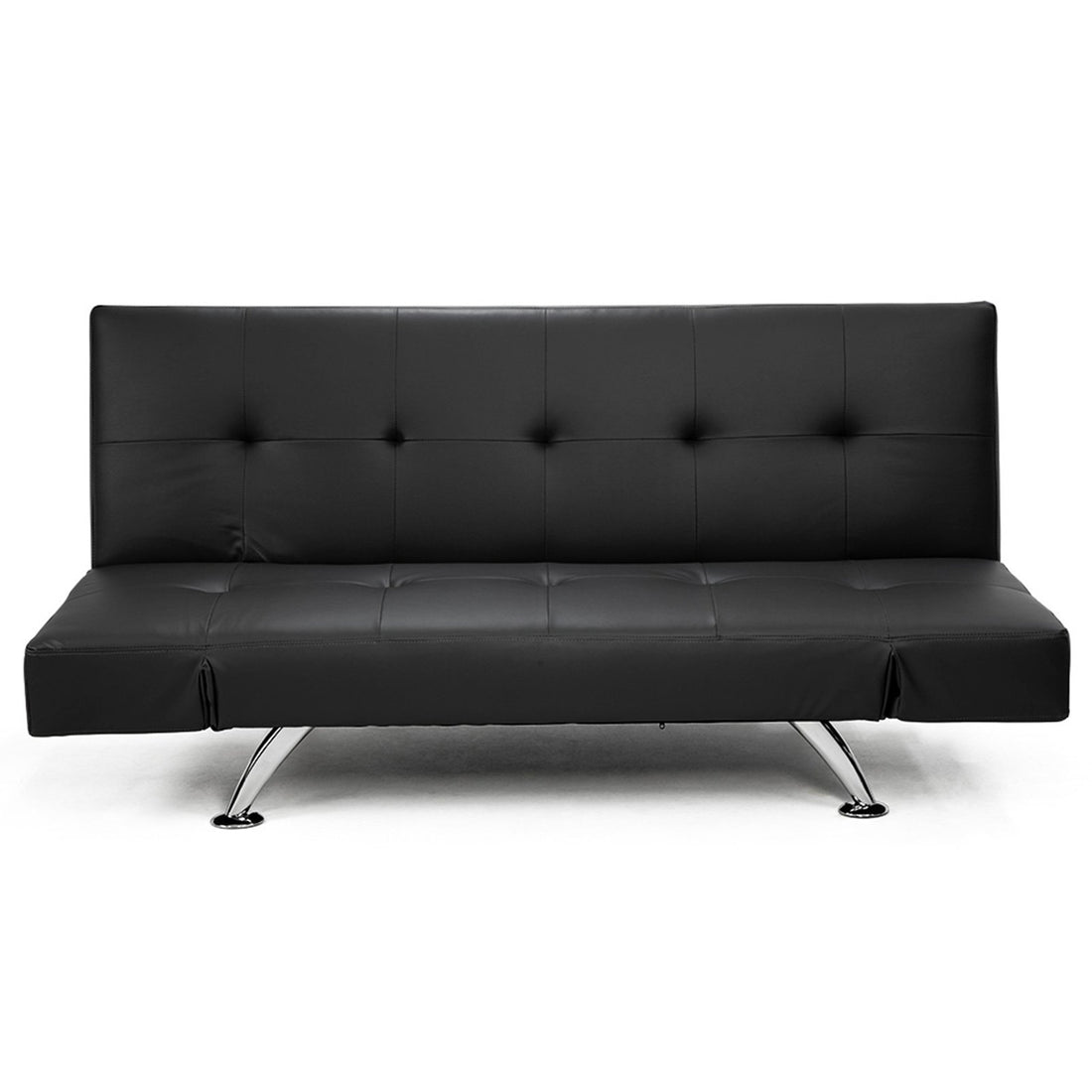 Sarantino Brooklyn Sofa Bed Faux Leather Lounge Couch Futon Furniture Adjustable Suite Bk-Furniture &gt; Sofas-PEROZ Accessories