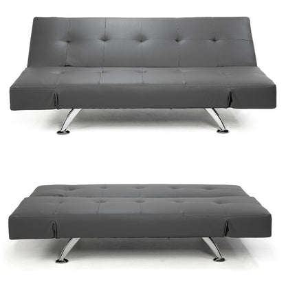 Sarantino Brooklyn Sofa Bed Lounge Faux Leather Couch Futon Furniture Adjustable Suite Gr-Furniture &gt; Sofas-PEROZ Accessories