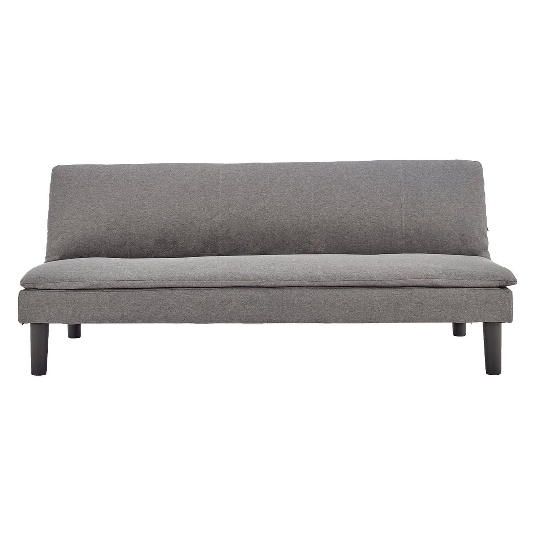 Sarantino 3 Seater Modular Faux Linen Fabric Sofa Bed Couch -Dark Grey-Furniture &gt; Sofas-PEROZ Accessories