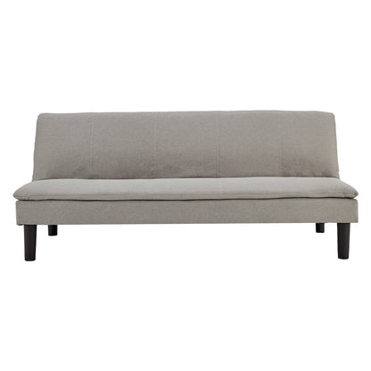Sarantino 3 Seater Modular Faux Linen Fabric Sofa Bed Couch Light Grey-Furniture &gt; Sofas-PEROZ Accessories