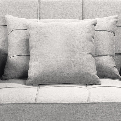 Sarantino Suri 3-in-1 Convertible Sofa Chair Bed Lounger - Light Grey-Furniture &gt; Sofas-PEROZ Accessories