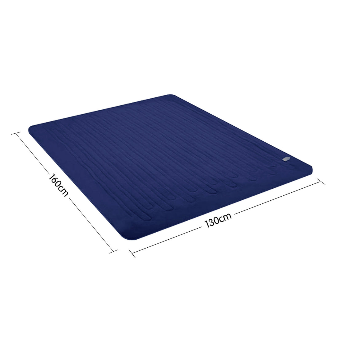 Laura Hill Heated Electric Blanket Coral Warm Fleece Winter Blue-Home &amp; Garden &gt; Bedding-PEROZ Accessories