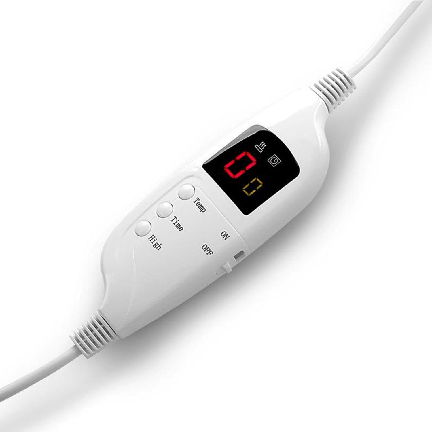 Laura Hill Heated Electric Blanket Coral Warm Fleece Winter Blue-Home &amp; Garden &gt; Bedding-PEROZ Accessories