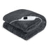 Laura Hill Heated Electric Blanket Throw Rug Coral Warm Fleece Grey-Home & Garden > Bedding-PEROZ Accessories