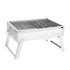 Charcoal BBQ Grill Stainless Steel Portable Outdoor Steel Rack Roaster Smoker-Home & Garden > BBQ-PEROZ Accessories