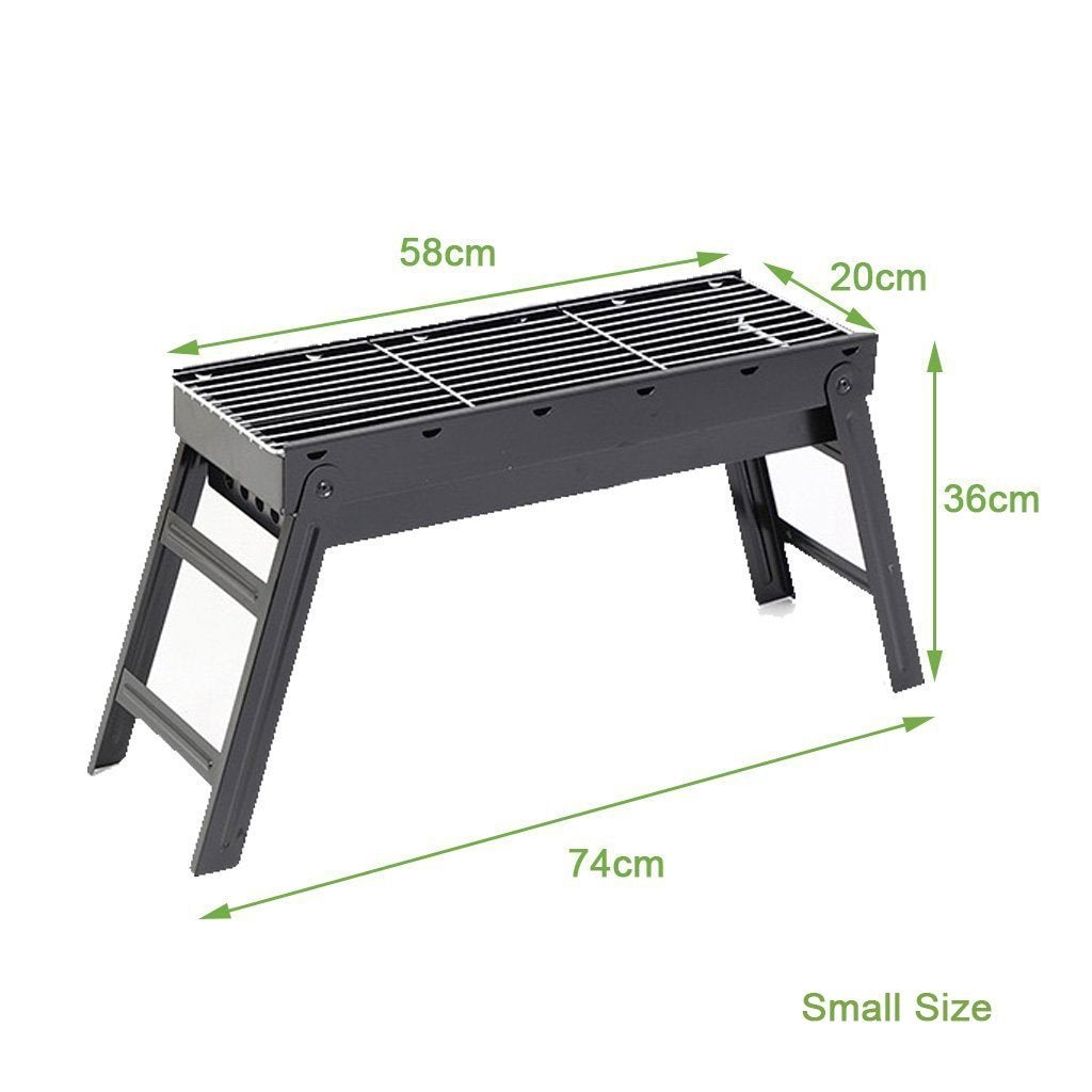 Foldable Portable BBQ Charcoal Grill Barbecue Camping Hibachi Picnic Large-Home &amp; Garden &gt; BBQ-PEROZ Accessories