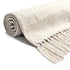 Acrylic Chenille Tassel Knitted Blanket Bed Sofa Throw Rug 150 x 200 cm (White)-Home & Garden > Rugs-PEROZ Accessories
