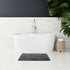 Microfiber Shower & Bathroom Bath Mat Non Slip Soft Pile Design (Dark Grey)-Home & Garden > Bathroom Accessories-PEROZ Accessories