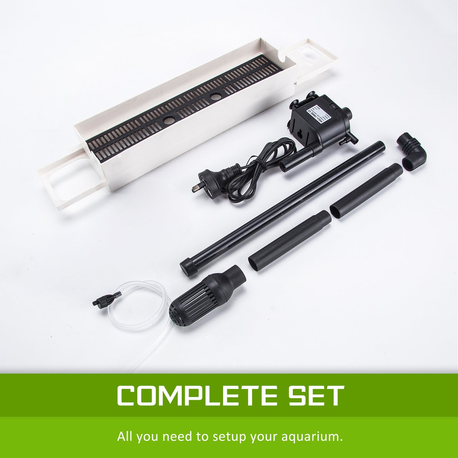 Dynamic Power Aquarium Fish Tank 52L Curved Glass RGB LED-Pet Care &gt; Aquarium-PEROZ Accessories