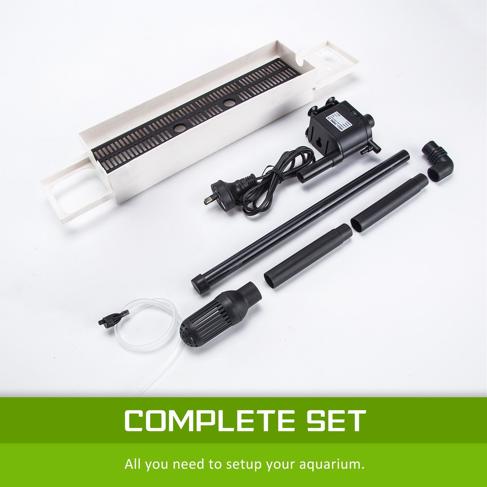 Dynamic Power Aquarium Fish Tank 52L Curved Glass RGB LED-Pet Care &gt; Aquarium-PEROZ Accessories