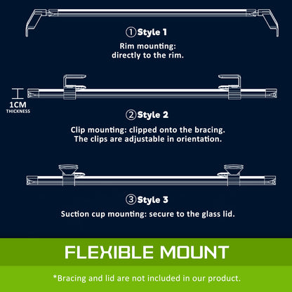 Dynamic Power Aquarium Fish Tank 70L Starfire Glass-Pet Care &gt; Aquarium-PEROZ Accessories