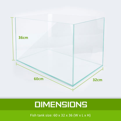 Dynamic Power Aquarium Fish Tank 70L Starfire Glass-Pet Care &gt; Aquarium-PEROZ Accessories