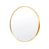 La Bella Gold Wall Mirror Round Aluminum Frame Makeup Decor Bathroom Vanity 70cm-Health & Beauty > Makeup Mirrors-PEROZ Accessories