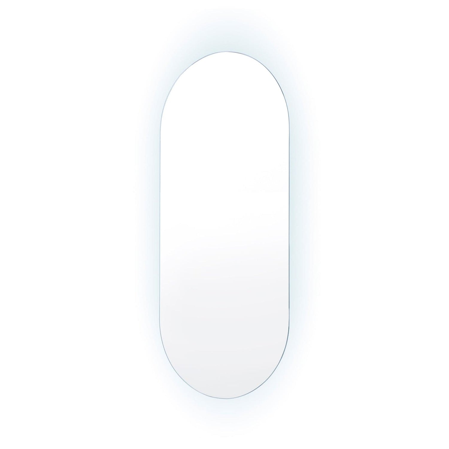 La Bella LED Wall Mirror Oval Touch Anti-Fog Makeup Decor Bathroom Vanity 45 x 100cm-Health &amp; Beauty &gt; Makeup Mirrors-PEROZ Accessories