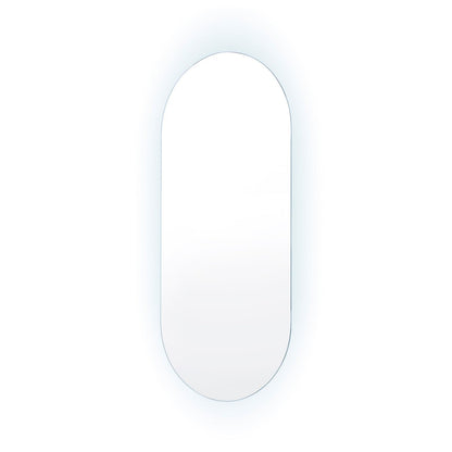 La Bella LED Wall Mirror Oval Touch Anti-Fog Makeup Decor Bathroom Vanity 45 x 100cm-Health &amp; Beauty &gt; Makeup Mirrors-PEROZ Accessories