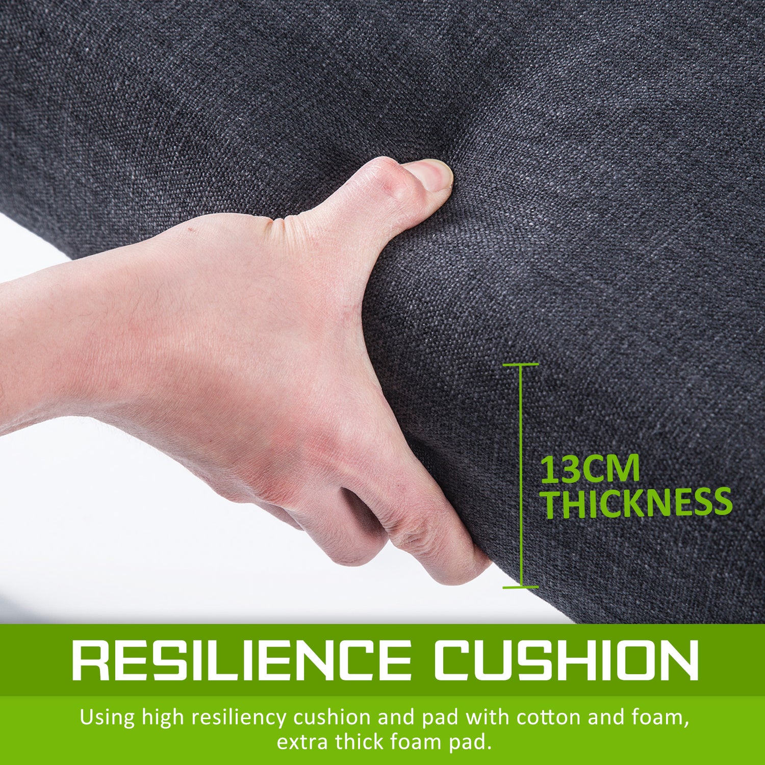 La Bella Black (Charcoal) French Provincial Dining Chair Amour Oak Leg-Furniture &gt; Bar Stools &amp; Chairs-PEROZ Accessories