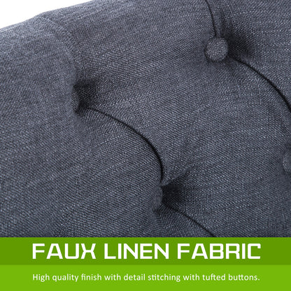 La Bella Black (Charcoal) French Provincial Dining Chair Amour Oak Leg-Furniture &gt; Bar Stools &amp; Chairs-PEROZ Accessories