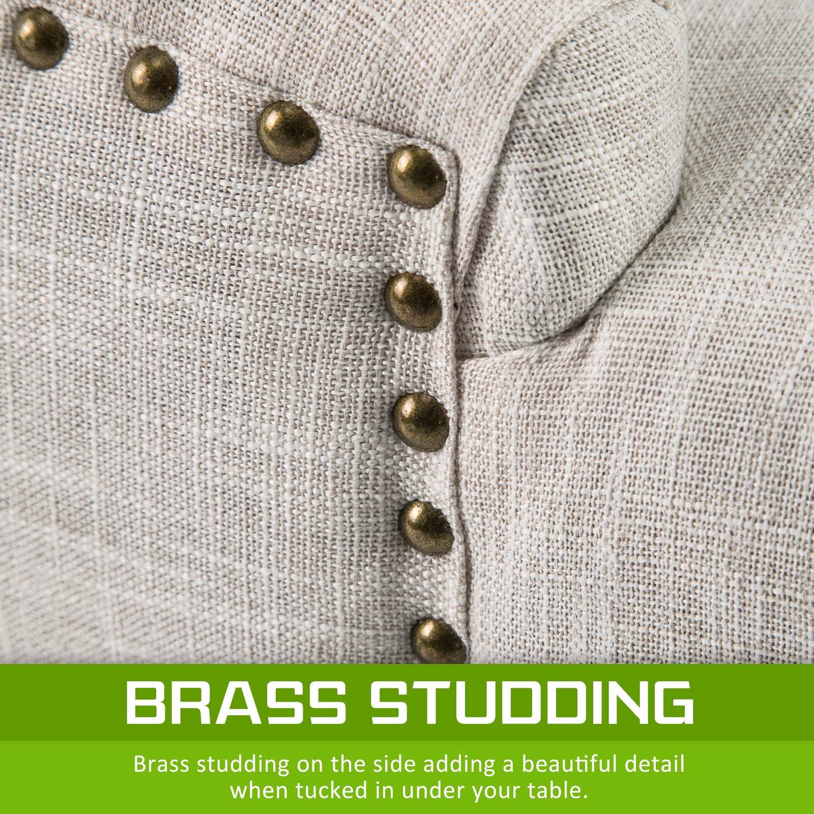 La Bella 4 Set Cream French Provincial Dining Chair Amour Oak Leg-Furniture &gt; Bar Stools &amp; Chairs-PEROZ Accessories