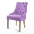 La Bella Violet French Provincial Dining Chair Amour Oak Leg-Furniture > Bar Stools & Chairs-PEROZ Accessories