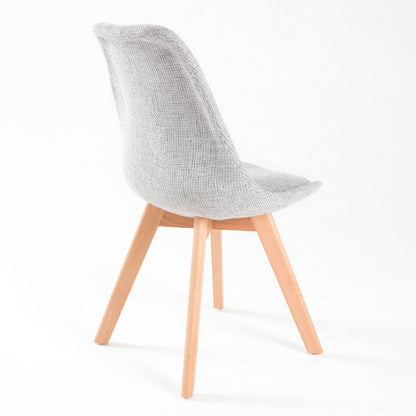 La Bella 2 Set Grey Retro Dining Cafe Chair Padded Seat-Furniture &gt; Bar Stools &amp; Chairs-PEROZ Accessories