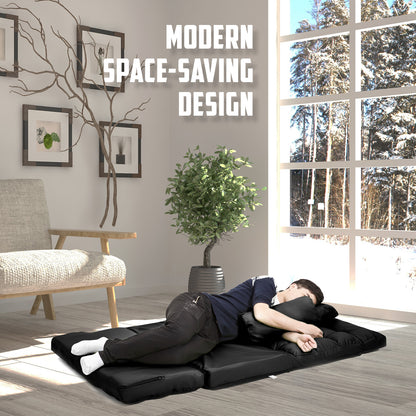 La Bella Double Seat Couch Bed Black Sofa Gemini Leather-Furniture &gt; Sofas-PEROZ Accessories