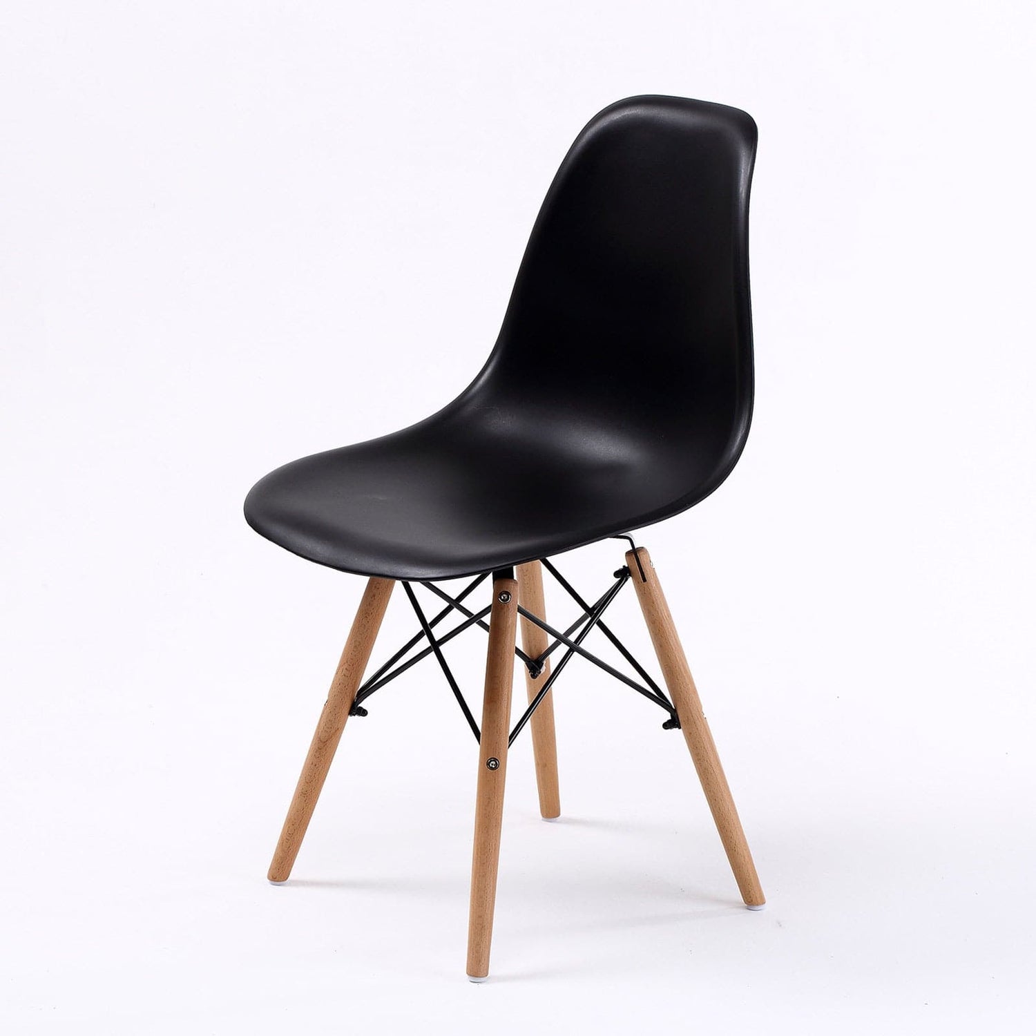 La Bella 2 Set Black Retro Dining Cafe Chair DSW PP-Furniture &gt; Bar Stools &amp; Chairs-PEROZ Accessories