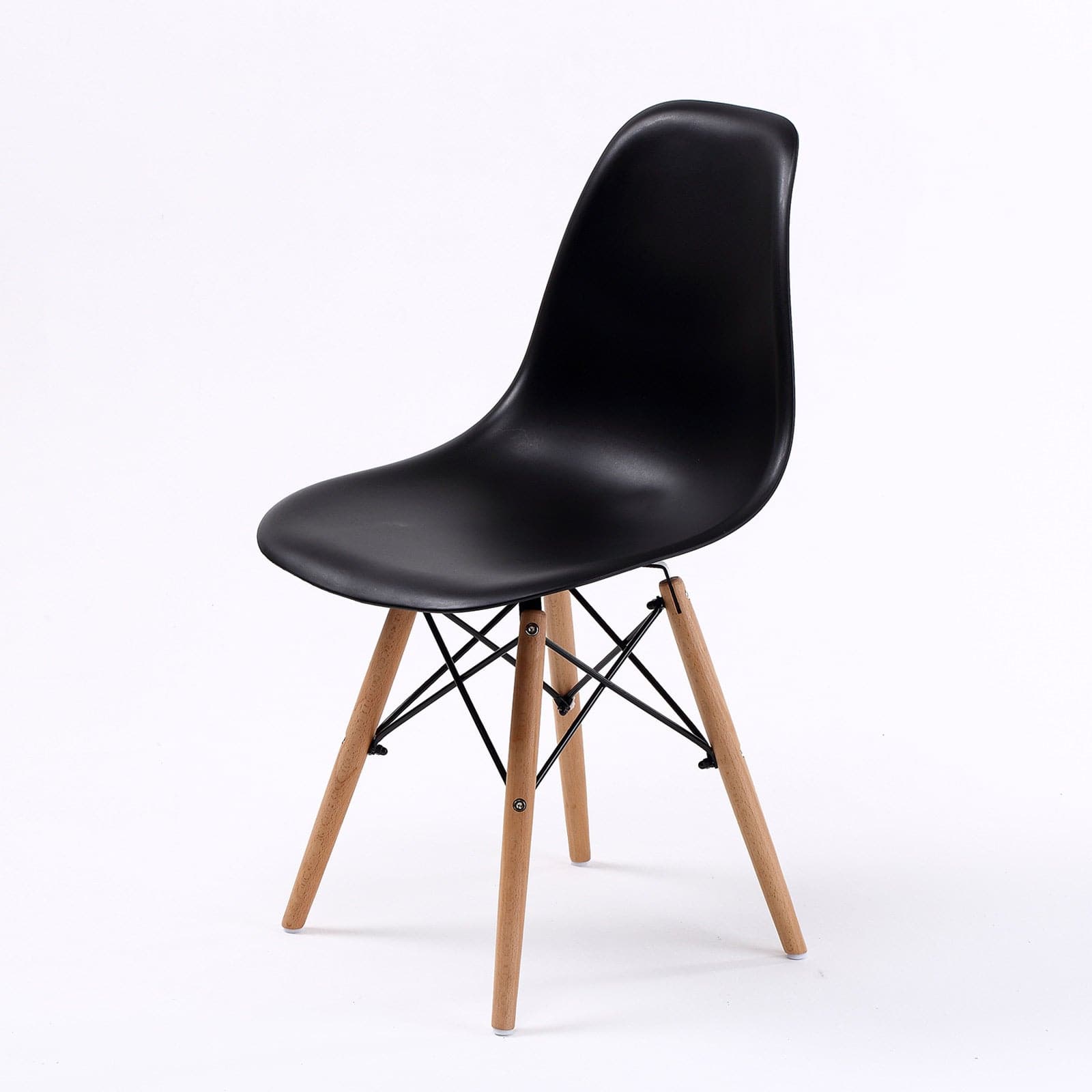 La Bella 2 Set Black Retro Dining Cafe Chair DSW PP-Furniture &gt; Bar Stools &amp; Chairs-PEROZ Accessories